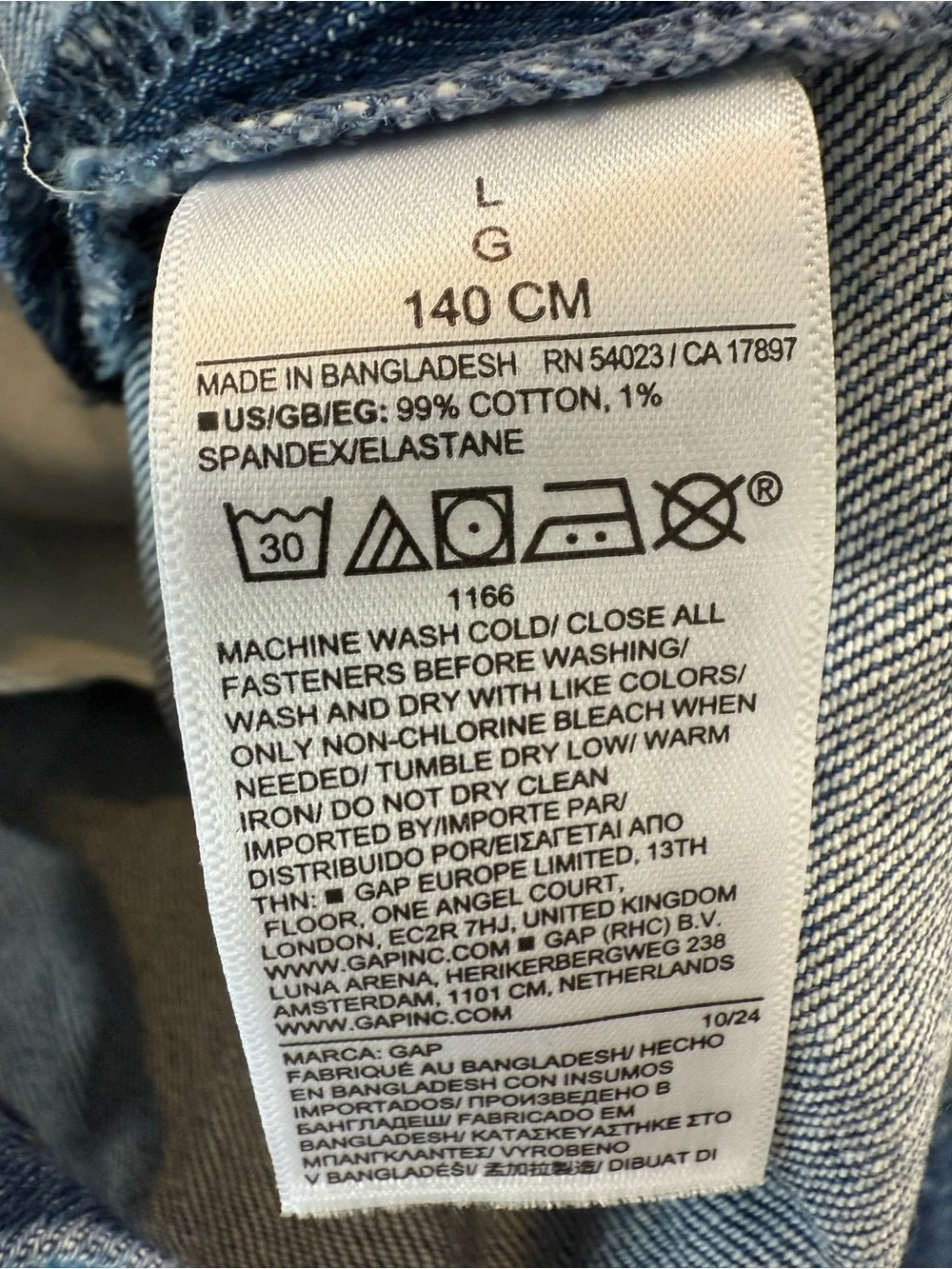GAP Classic Denim Overalls in Blue